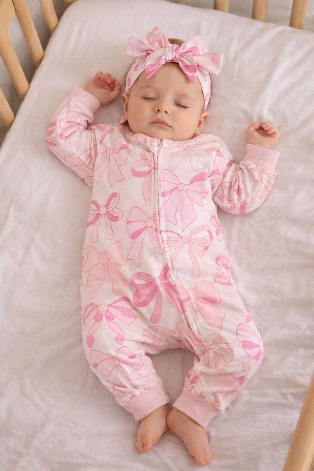 Sweetheart Bow Onesie Set