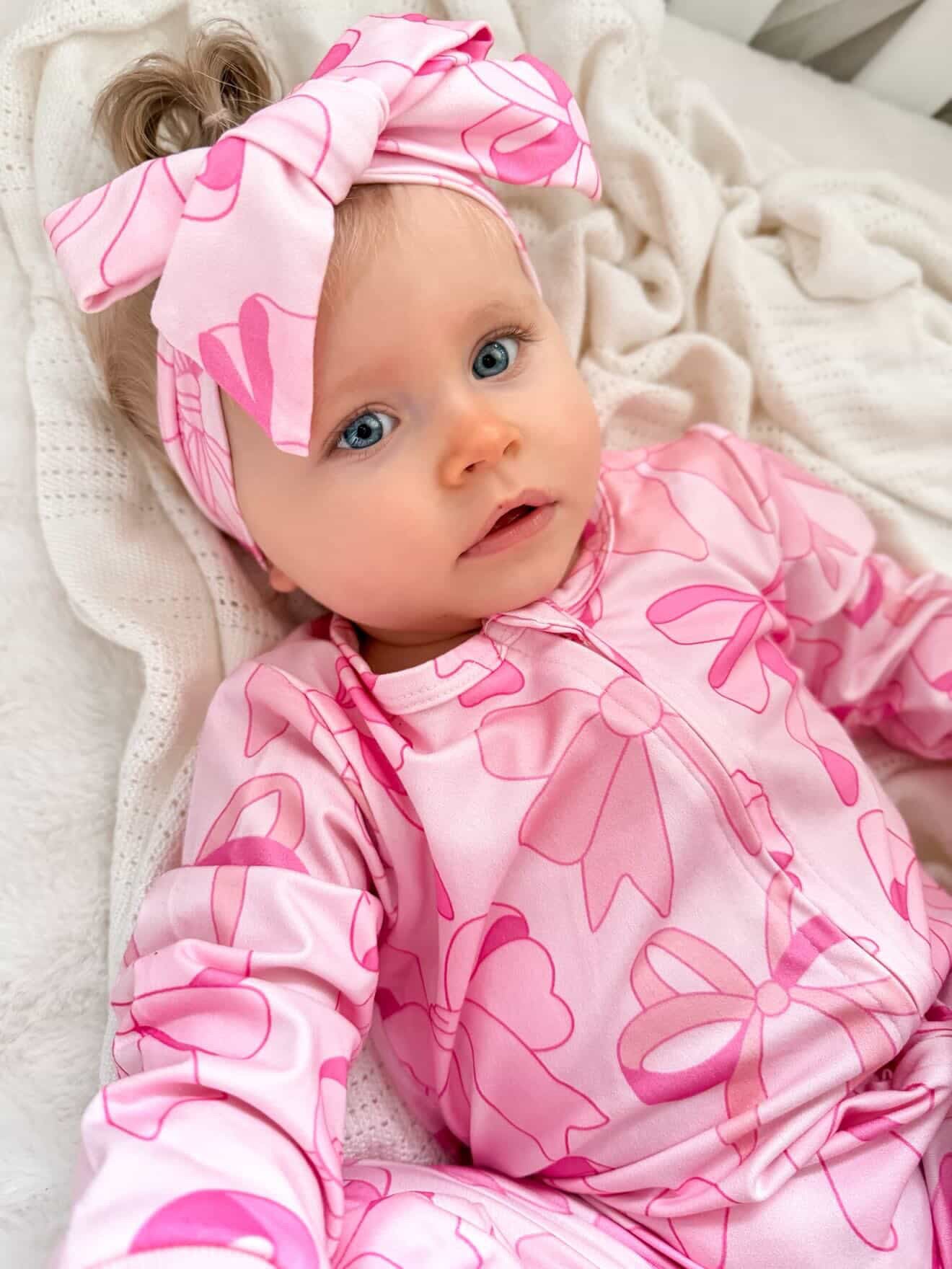 Sweetheart Bow Onesie Set