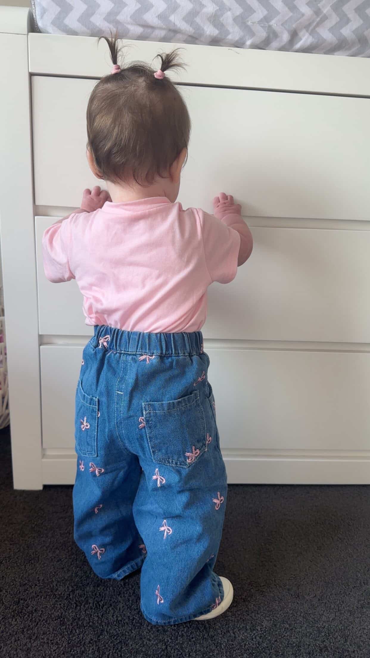 Blissful Bow Jeans