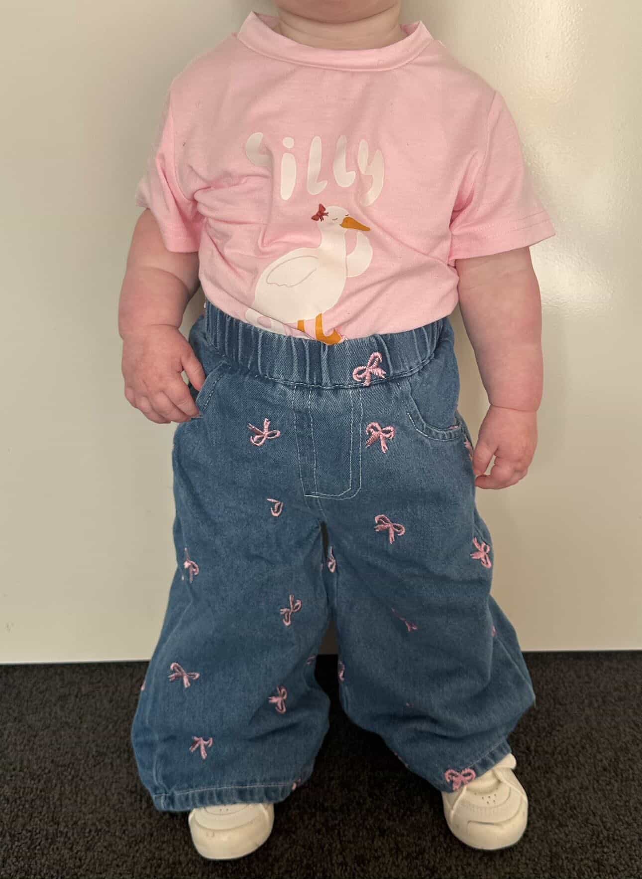 Blissful Bow Jeans