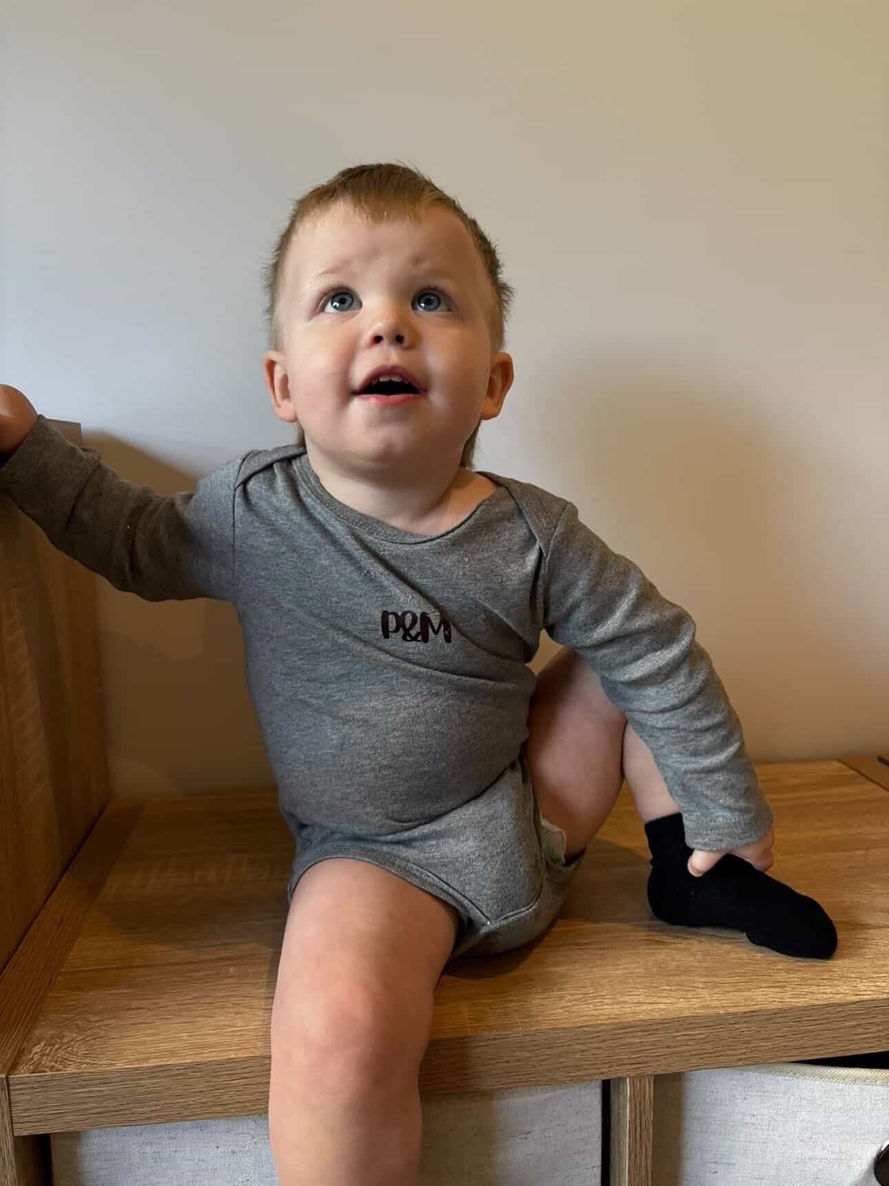 Parker & May Bodysuit Long Sleeve- Grey