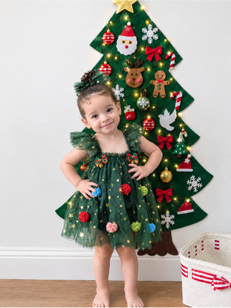 Harper’s Festive Fairy Romper Set