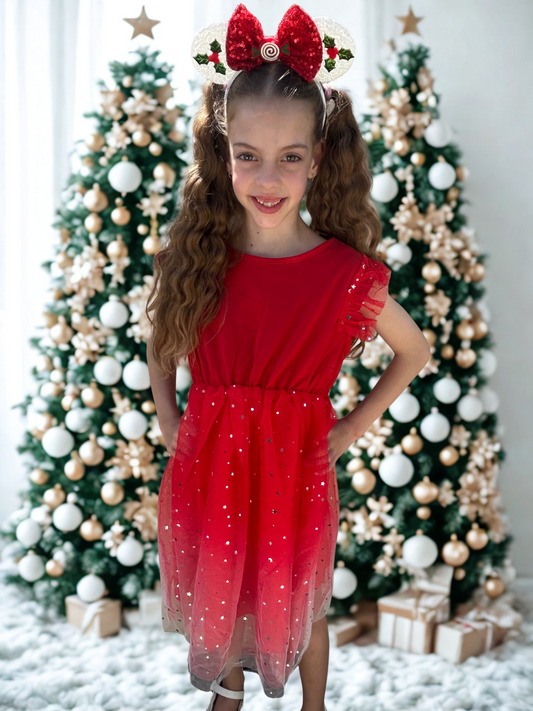 Skyla’s Starry Christmas Dress