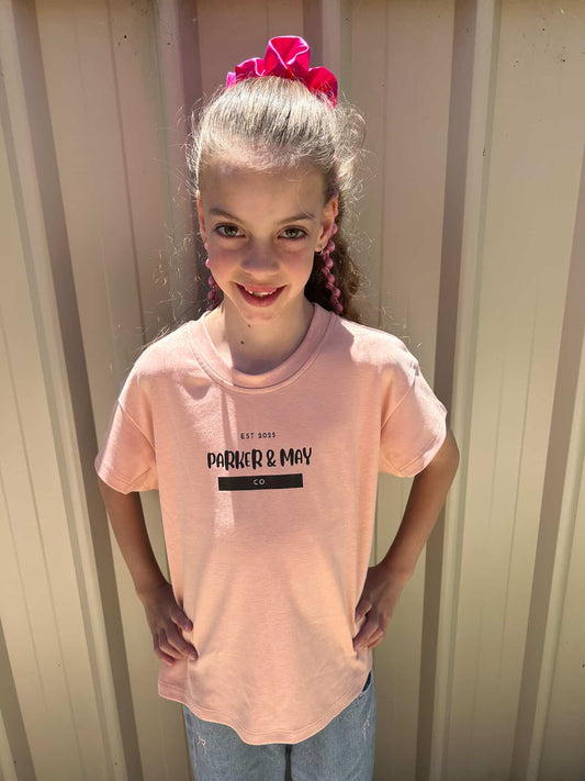 Parker & May Tee- Pink