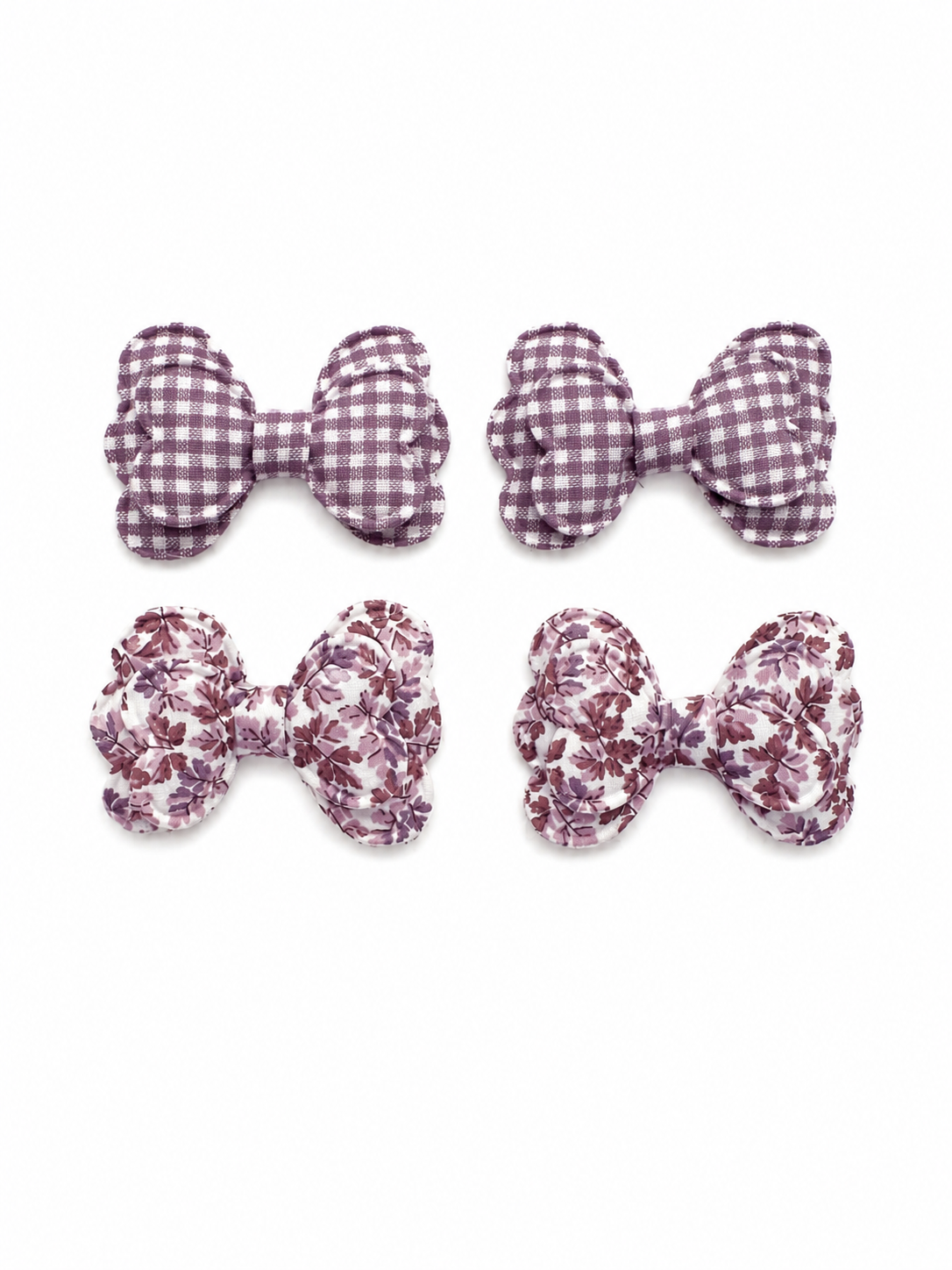 Party Purple Bows- two pack