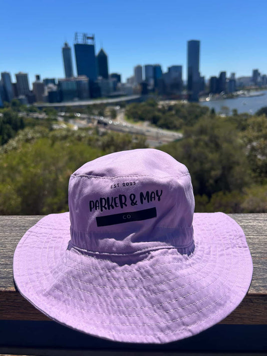 Parker & May Bucket Hat- Purple
