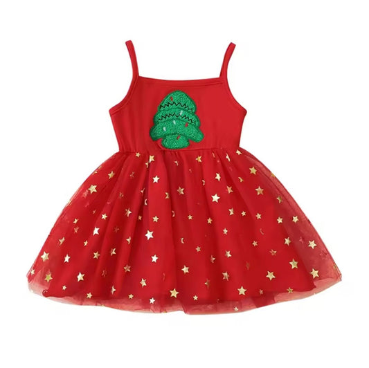 Little Evergreen Christmas Dress
