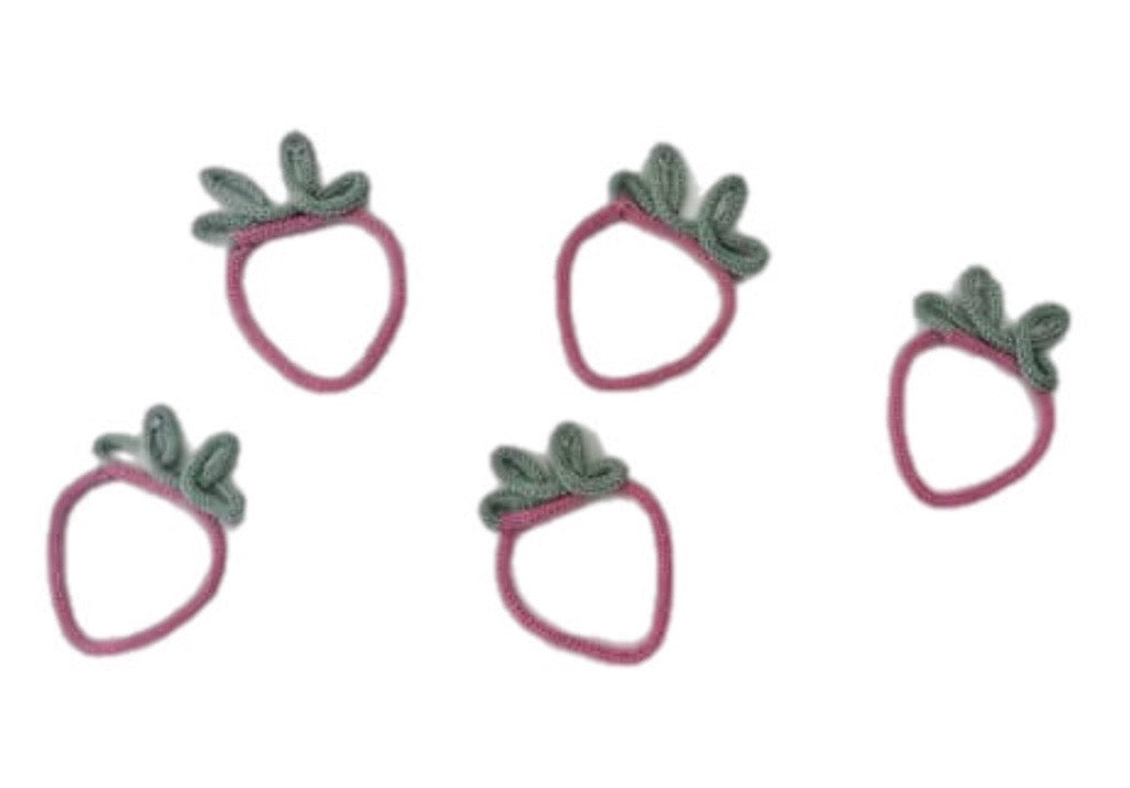 Strawberries Knitted Decor | Twinspirations