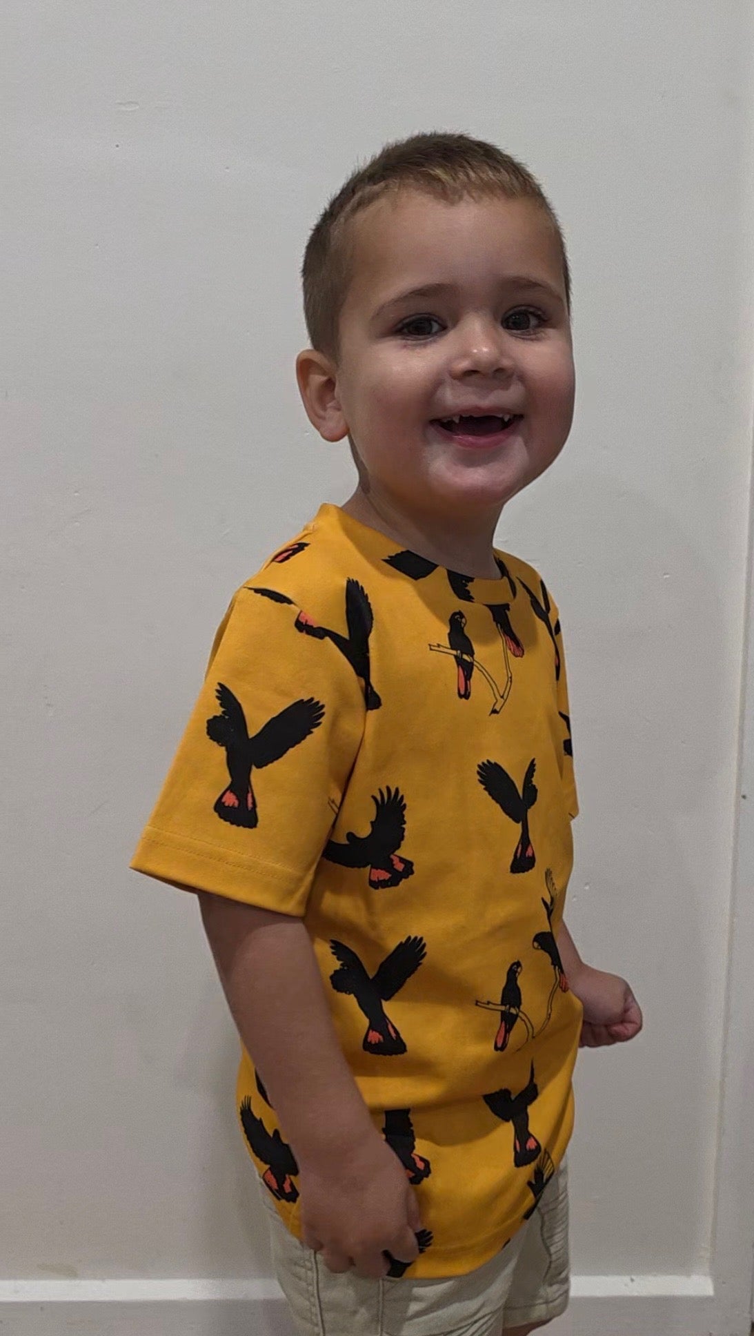 Gang Gang Black Cockatoo Tee| Dusty Road Apparel